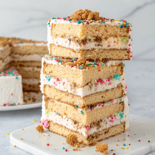 Angel Food Cake Confetti Tiramisu