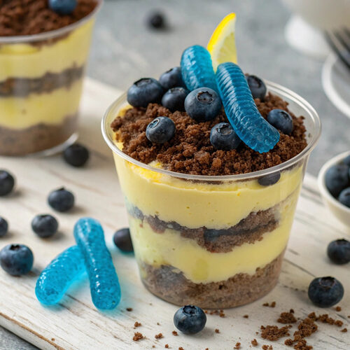 Blueberry Muffin Dirt Cup
