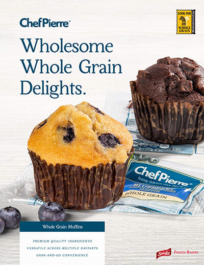 Chef Pierre<sup>®</sup> Whole Grain Muffin Sell Sheet