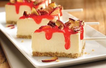 Candy Apple Cheesecake Pops