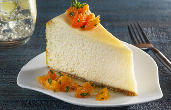Cheesecake with Citrus Salsa