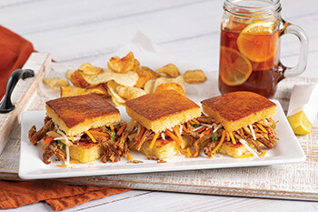 Cornbread Jerk Sliders