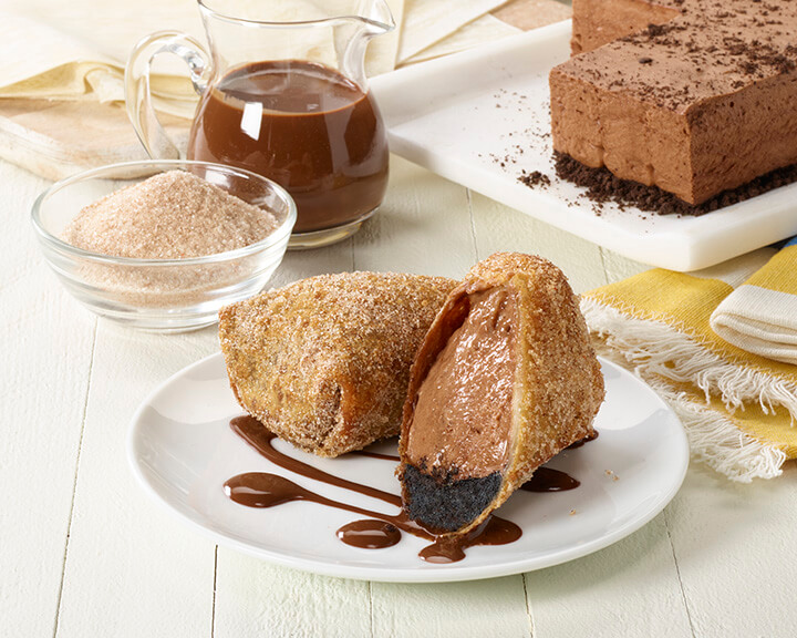 Crispy Chocolate Cheesecake Rolls