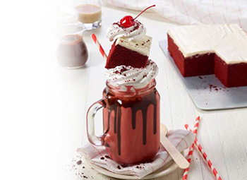 Extreme Red Velvet Coffee Liqueur Shake