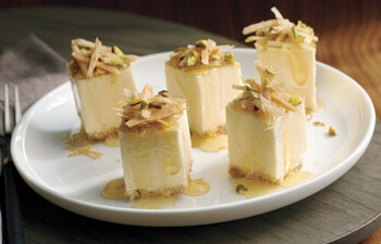 Mini Baklava Cheesecake Bites