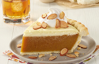 Pumpkin Almond Cheesecake