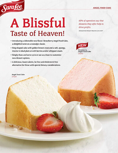 Angel Food Cake Sell Sheet