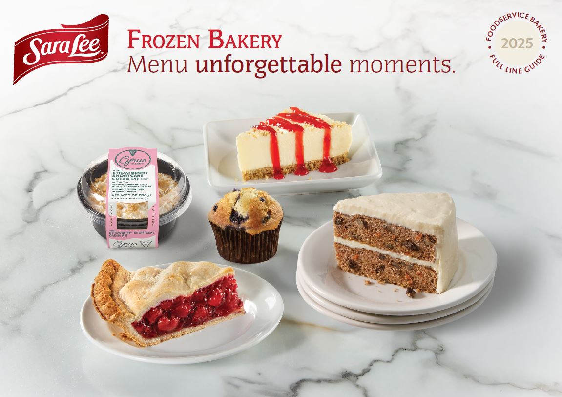 Sara Lee Frozen Bakery Foodservice Brochure