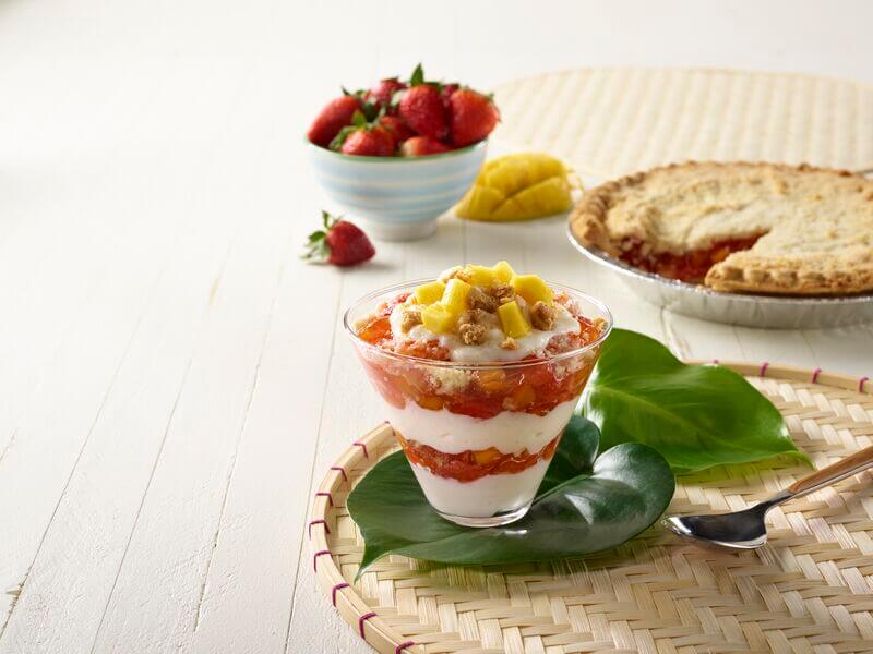 Strawberry Mango Rice Pudding Parfait