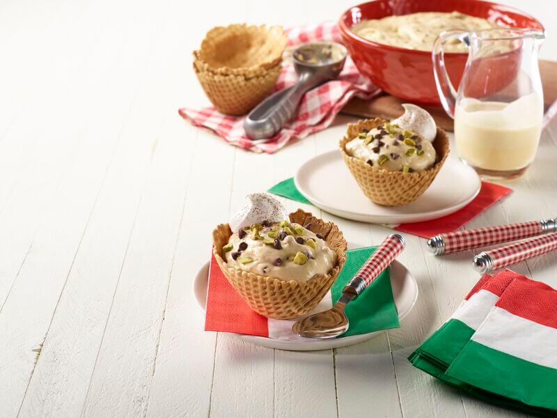 Sweet Ricotta & Chocolate Chip Cone Bowl
