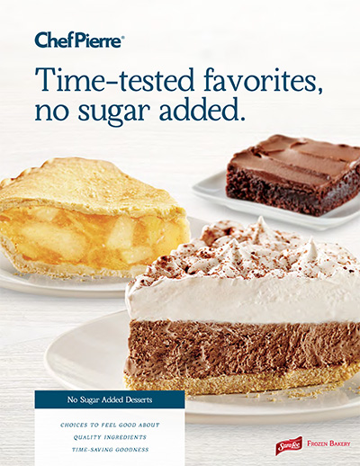 No Sugar Added Sell Sheet