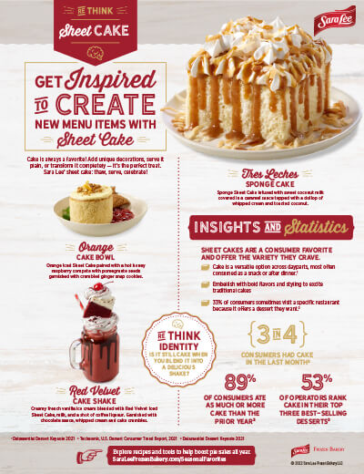Re-Think Sheet Cake Sell Sheet