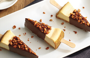 Spicy Dark Chocolate Cheesecake Pops