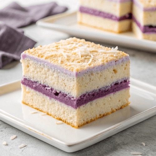 Ube Coconut Tea Cakes