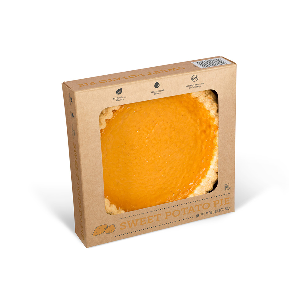 Chef Pierre® Open Face Pie 8" Pre-Baked Sweet Potato 6ct/24oz