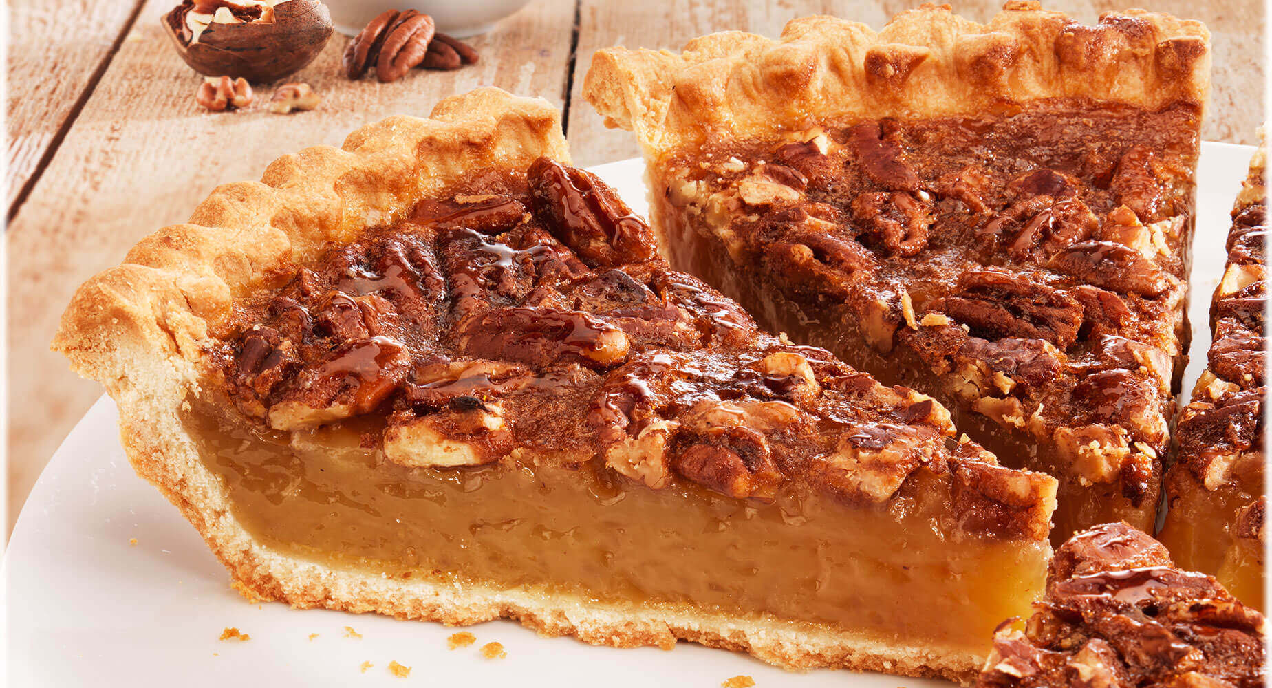 Chef Pierre® Open Face Pie 10" Pre-Baked Pecan Pre-Sliced 8-Slice 6ct/36oz
