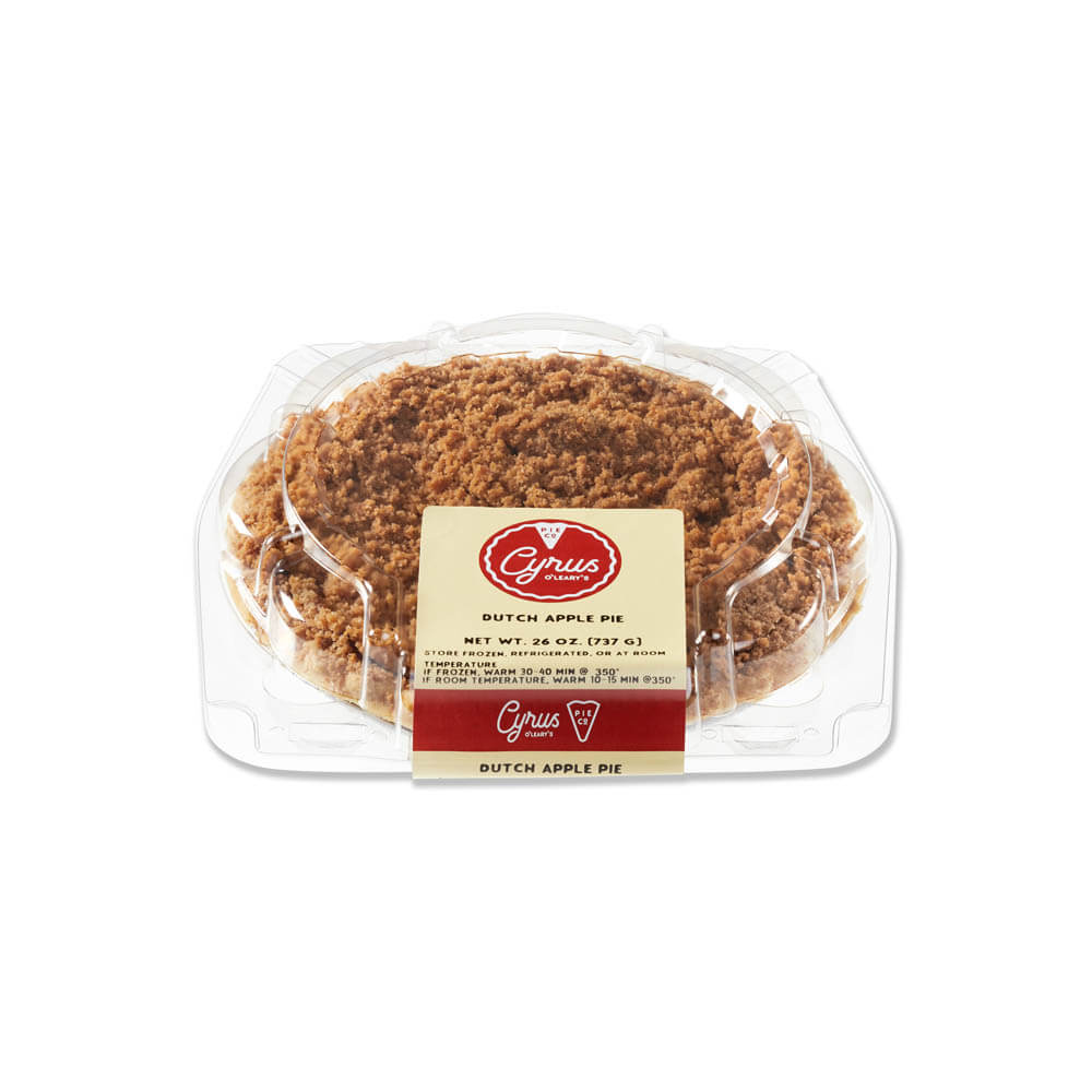 Cyrus O'Leary's® Fruit Pie 8" Pre-Baked Dutch Apple 10ct/26oz