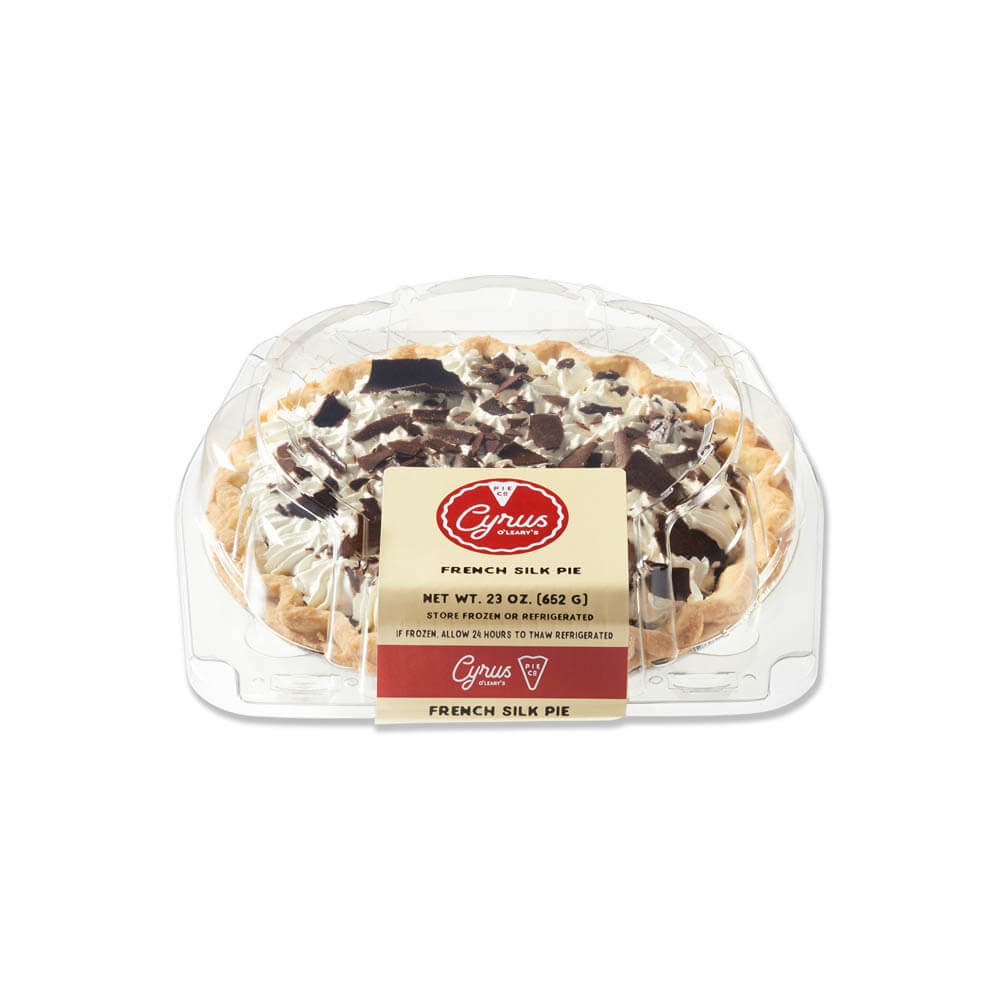 Cyrus O'Leary's® Cream Pie 8" Topped French Silk 8ct/23oz