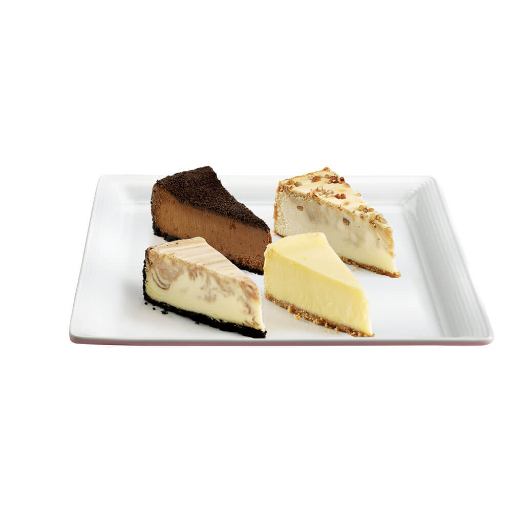 Bistro Collection Gourmet Cheesecake 10" Round Pre-sliced Variety Pack 4ct