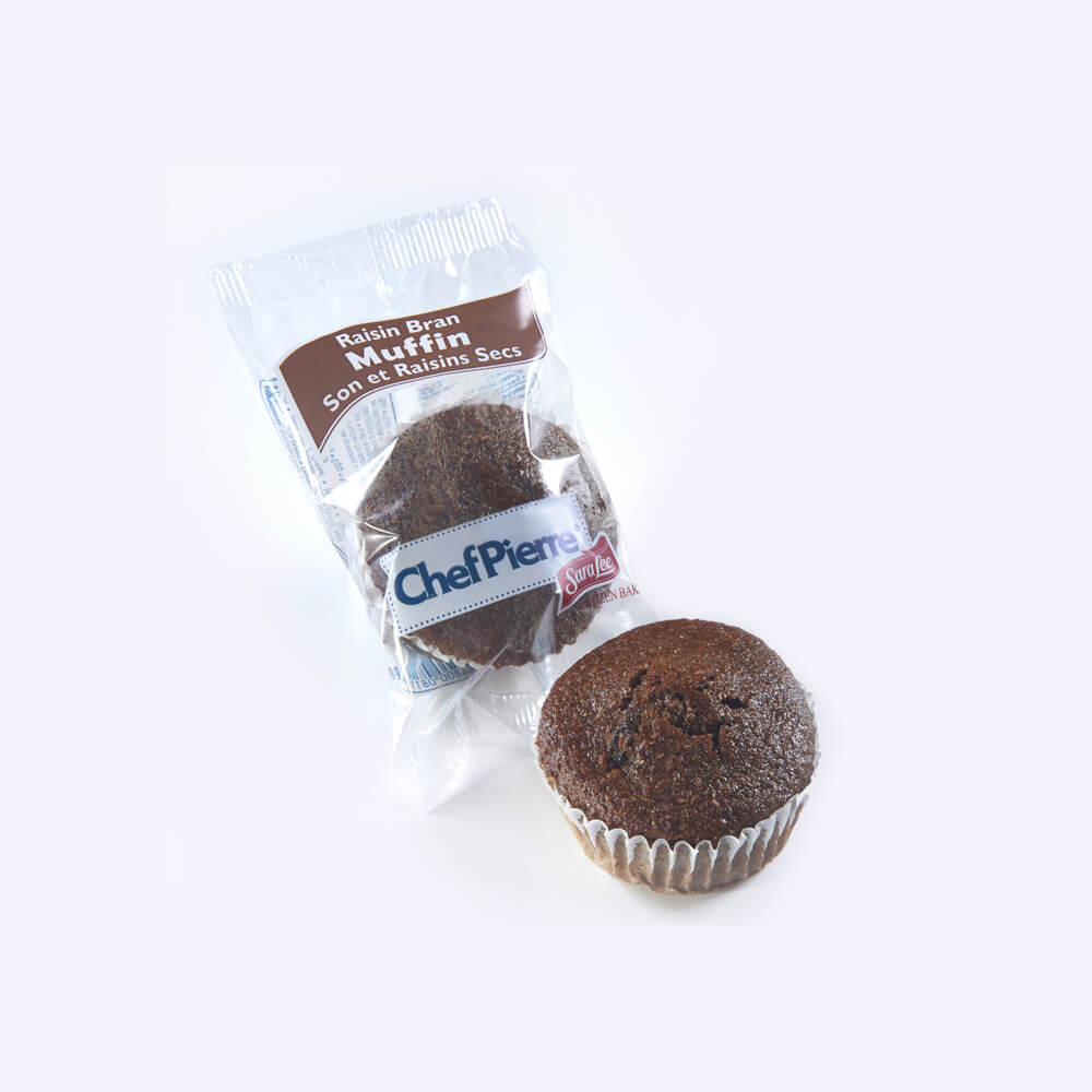 Chef Pierre® Individually Wrapped Muffin Raisin Bran (Canada Exclusive) 24ct/3.17oz