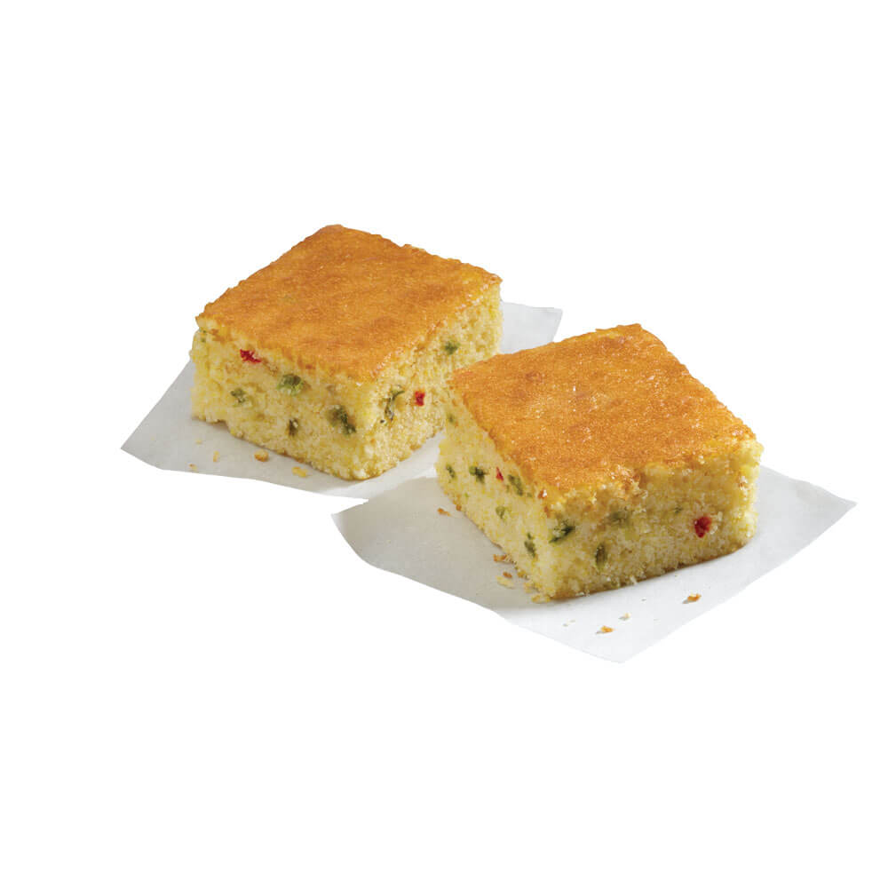Chef Pierre® Cornbread 12"x16" Pre-Cut 30-Slice Jalapeño 4 trays/64oz