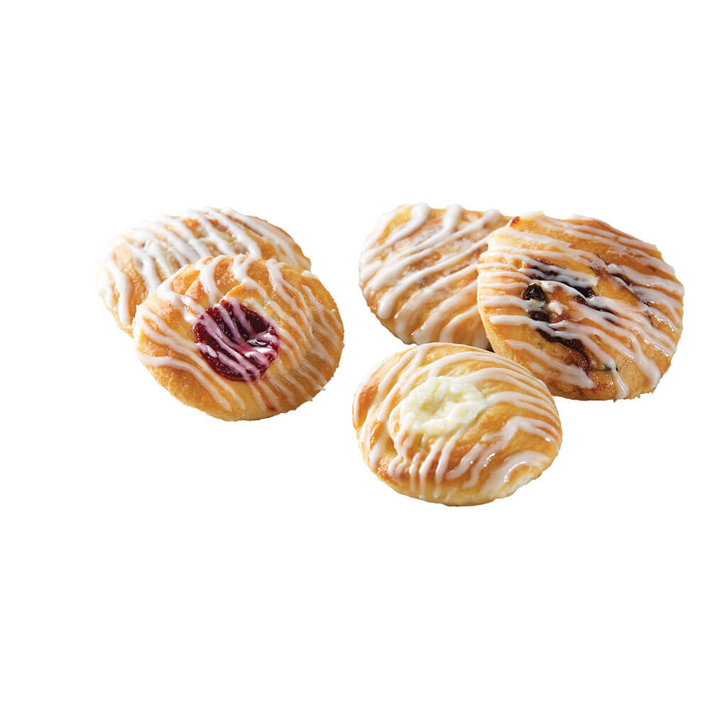 Chef Pierre® Small Demi-Danish Variety Pack 5 trays/10ct/1.25oz