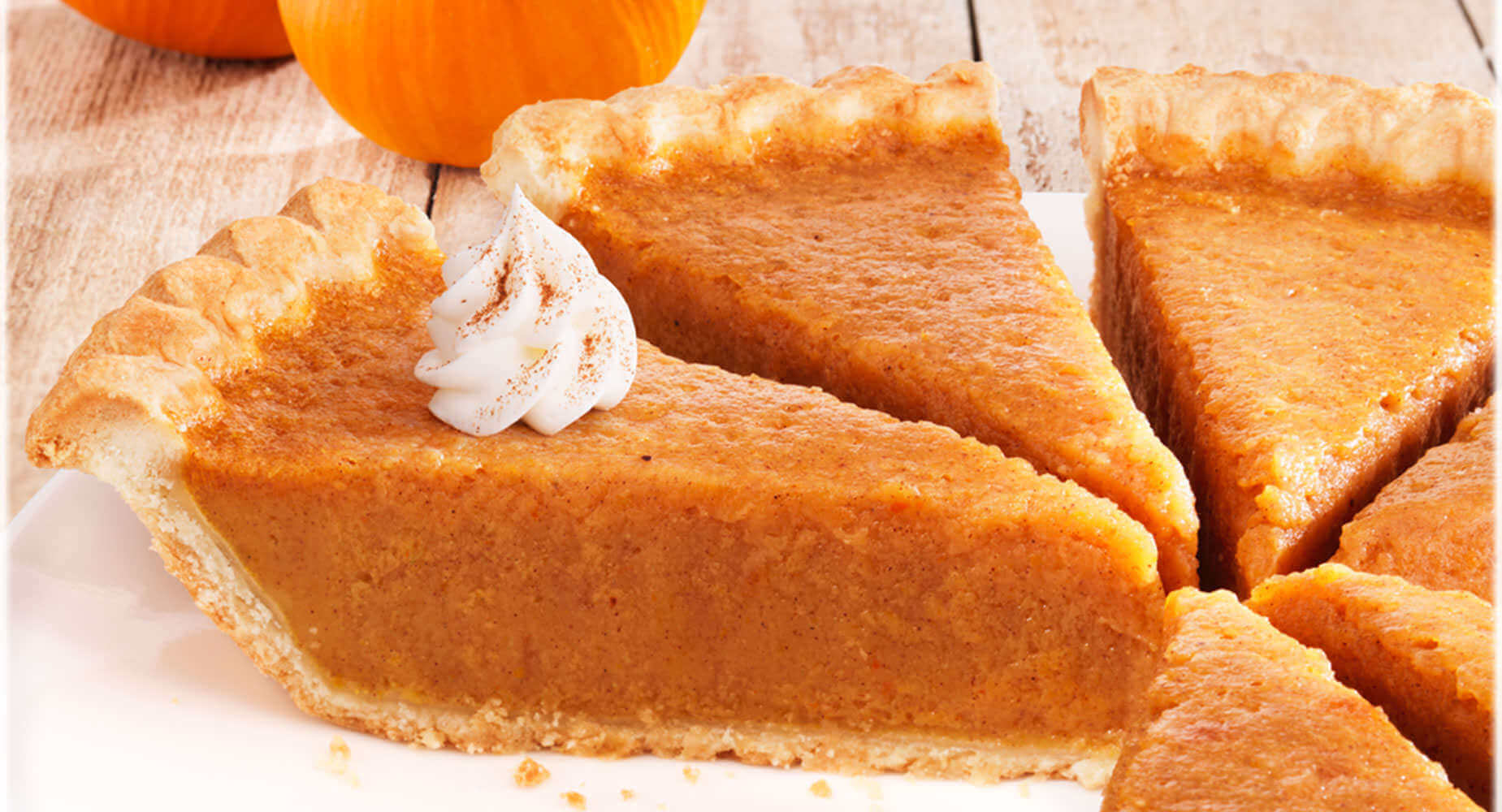 Chef Pierre® Open Face Pie 10" Pre-Baked Pumpkin Pre-Sliced 10-Slice 6/43oz