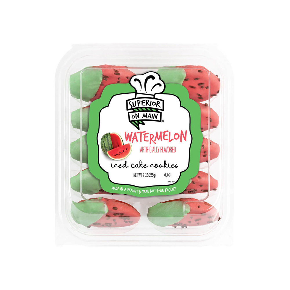 Superior on Main® Watermelon Iced Cake Cookies 10ct 12/9oz