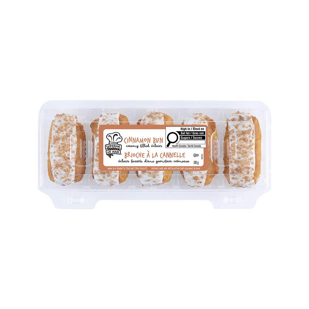 Superior on Main® Éclair Mini Cinnamon Bun Canada 5ct 12/10.25oz