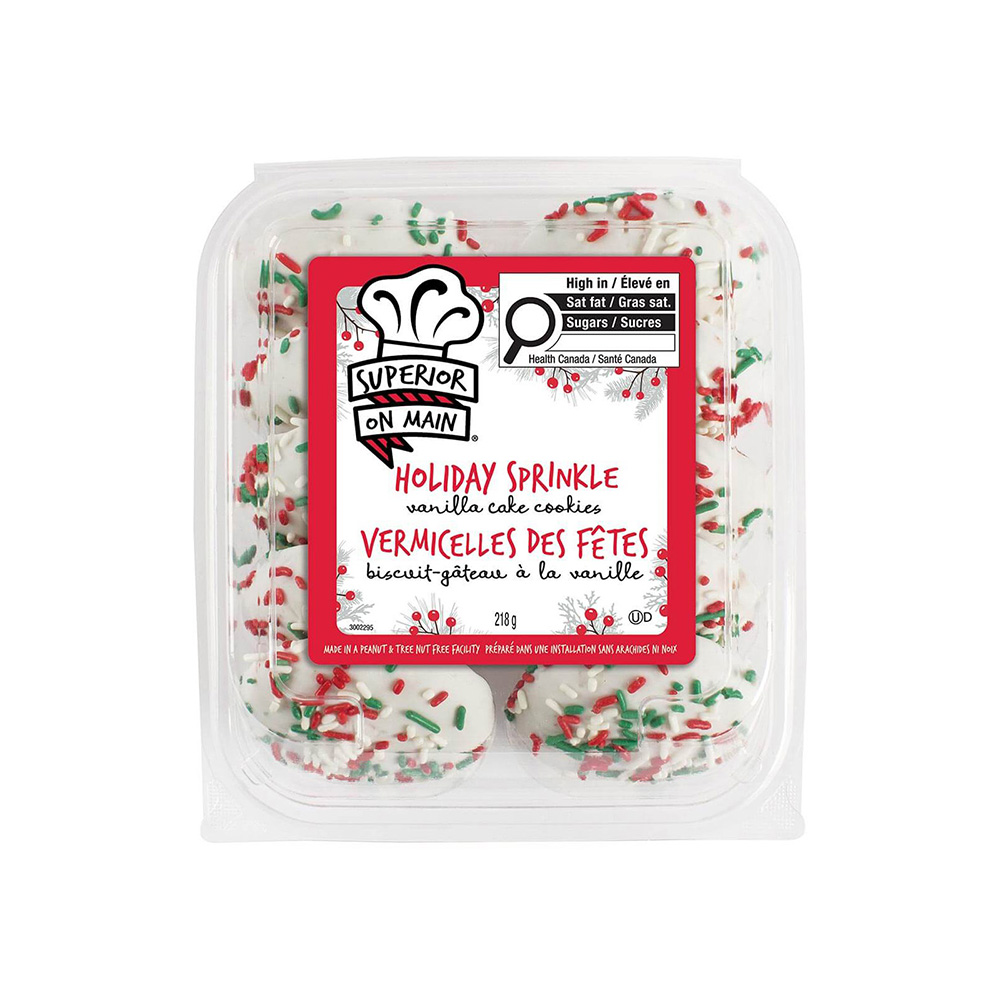 Superior on Main® Holiday Sprinkle Vanilla Cake Cookie Canada 10ct 12/7.7oz