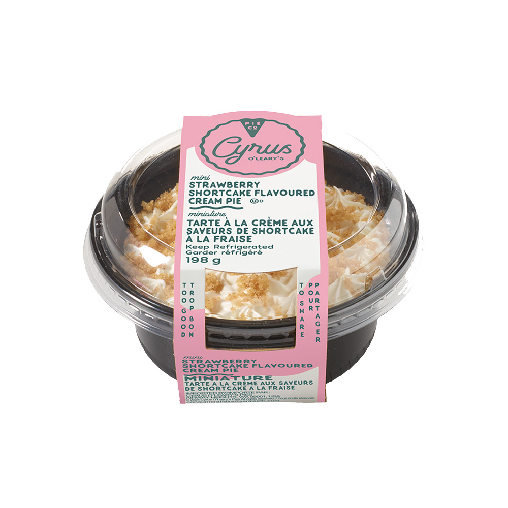 Cyrus O'Leary's® Cream Pie Mini Strawberry Shortcake Canada 16ct/7oz