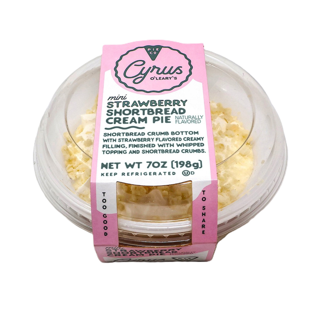 Cyrus O'Leary's® Cream Pie Mini Strawberry Shortbread 16ct/7oz