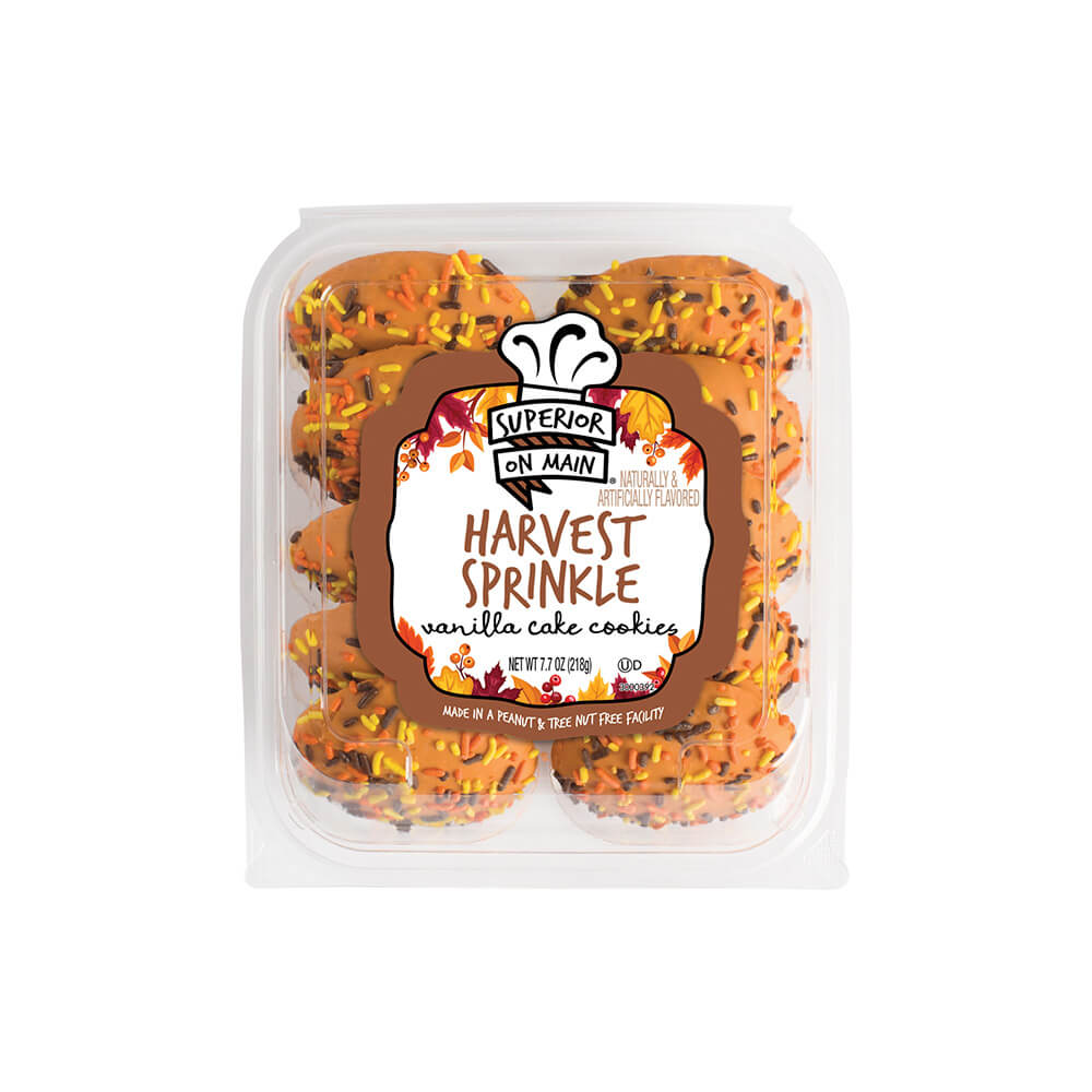 Superior on Main® Harvest Sprinkle Iced Cake Cookies 10ct 12/7.7oz
