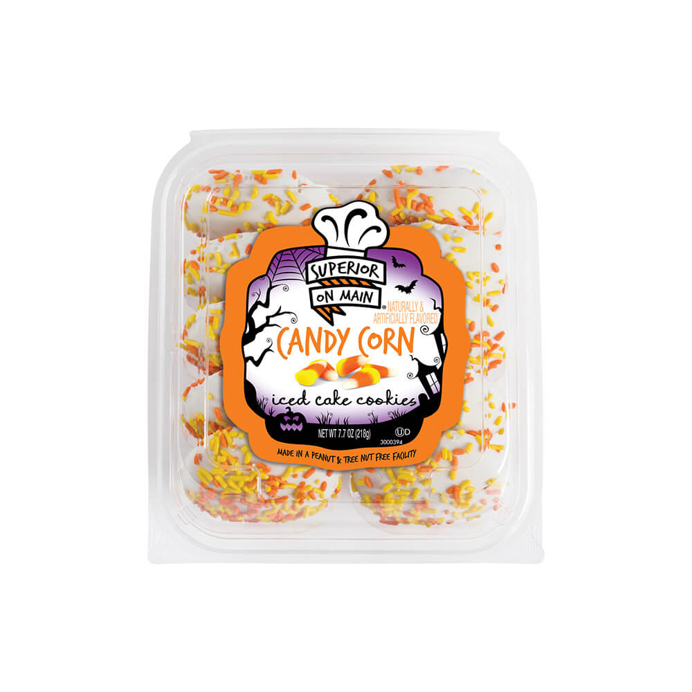 Superior on Main® Candy Corn Iced Cake Cookies 10ct 12/7.7oz