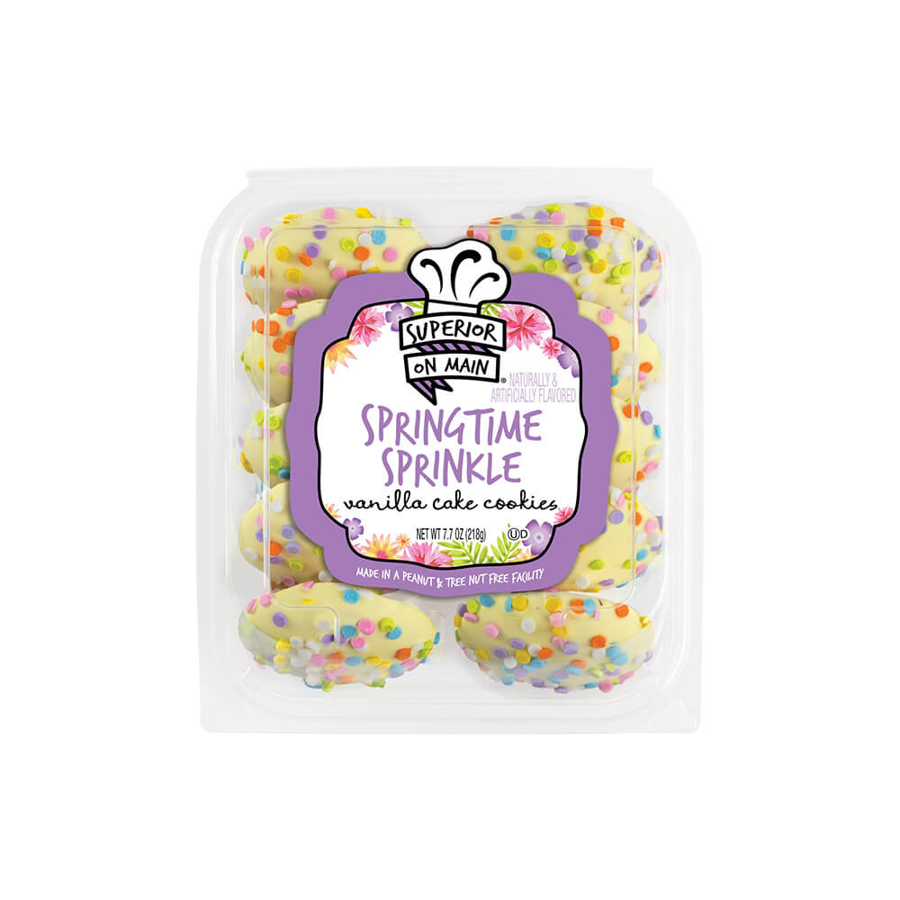 Superior on Main® Springtime Sprinkle Iced Cake Cookies 10ct 12/7.7oz