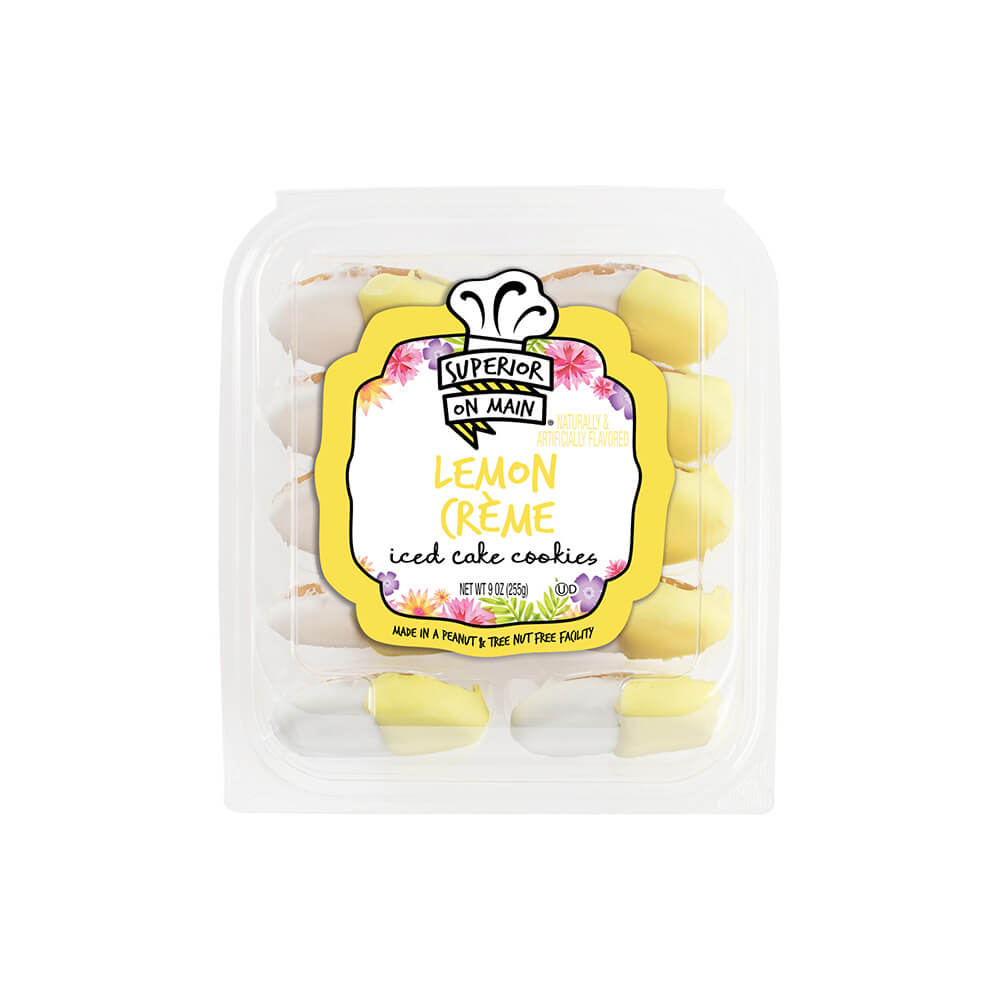 Superior on Main® Lemon Crème Iced Cake Cookies 10ct 12/9oz