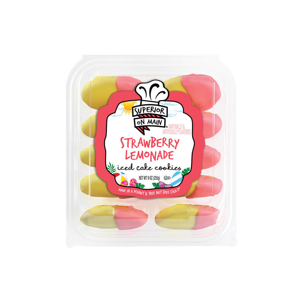 Superior on Main® Strawberry Lemonade Iced Cake Cookies 10ct 12/9oz