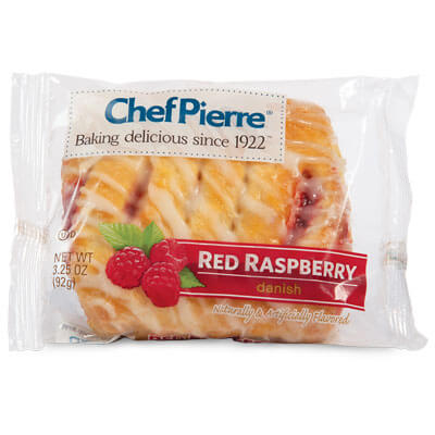 Chef Pierre® Individually Wrapped Danish Variety Pack 24ct - Raspberry 6/3.25oz